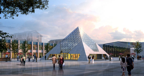 邹城金字塔网架